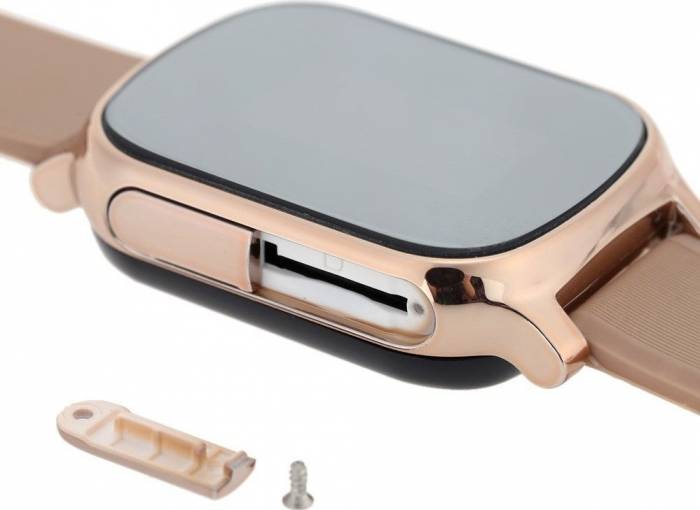 Ceas smartwatch copii sau adultii cu GPS Techon GW700, Gold Ceas smartwatch copii sau adultii cu GPS Techon GW700, Gold
